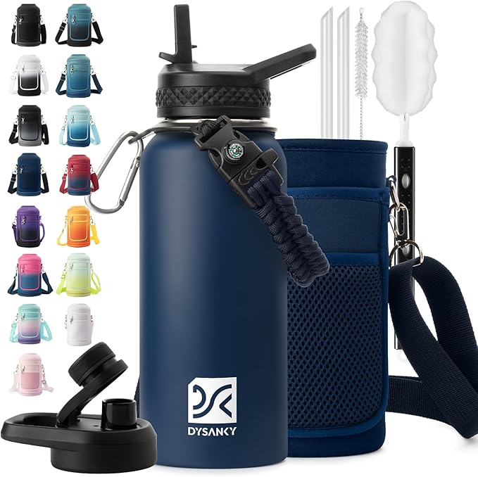 DYSANKY 32 oz Insulated Water Bottle | Thickened Stainless Steel Vacuum Metal | by DYSANKY