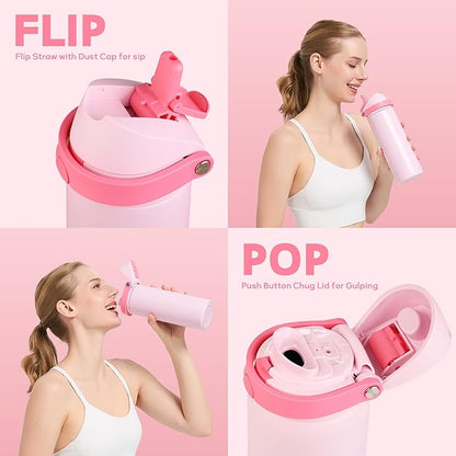 24 oz Insulated Water Bottle - Image 2