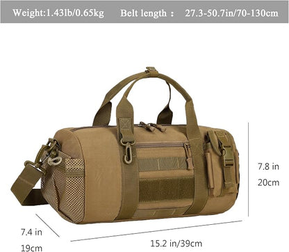 ArcEnCiel Small Tactical Duffle Bag Men Gym Pack Military Molle Shoulder Bags - Image 2