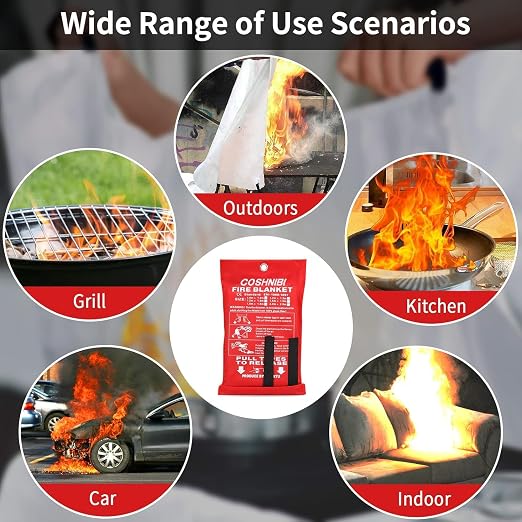 COSHNIBI Emergency Fire Blanket - Image 7