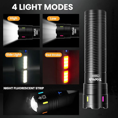 Rechargeable Flashlights 990, 000 High Lumens, Super Bright Flash Light Long - Image 2