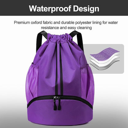 Hoedia Sports Drawstring Backpack - Image 3