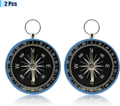 Pocket Compass, 2 Pieces Mini Compass - Image 3