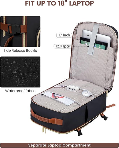 LOVEVOOK 50L Travel Backpack for Women & Men, Airline Approved Carry On Luggage - Image 8