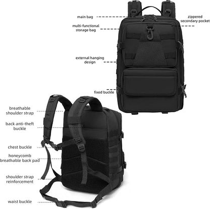 aiGear 50L Military Tactical Backpack 3 Days Assault Pack Large Day Backpack - Image 4