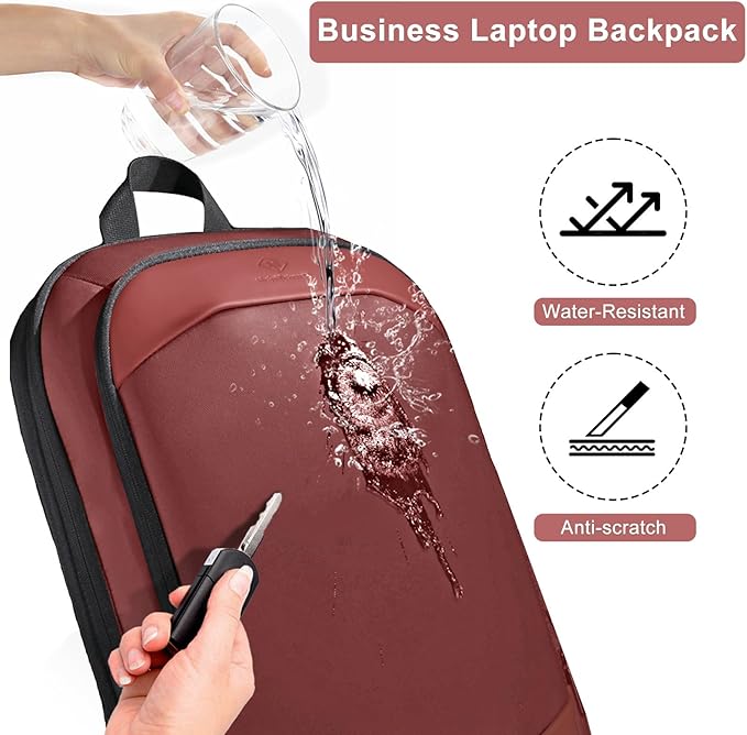 hk Business Backpack for Men 17 Inch, Slim & Expandable Waterproof Travel - Image 5