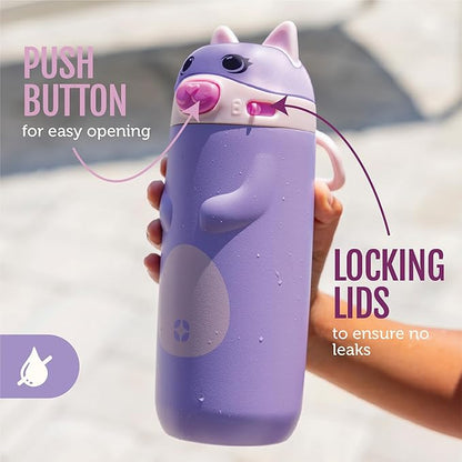 Ello Ellies 12oz Vacuum Insulated Stainless Steel Kids Water Bottle - Image 4