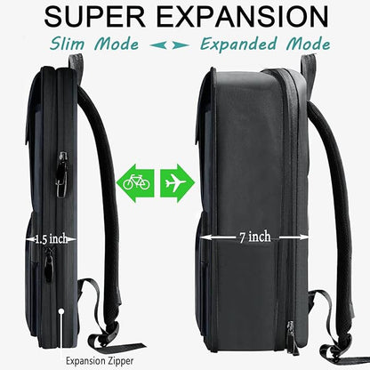 ZINZ Laptop Backpack 15 15.6 16 Inch, Expandable Computer Rucksack - Image 2