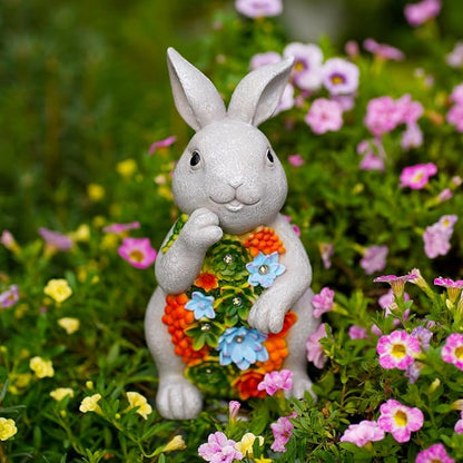 Nacome Solar Garden Outdoor Statues Bunny - Image 9