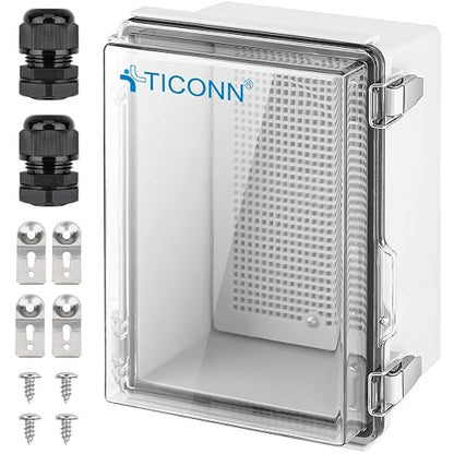 TICONN Outdoor Electrical Box Waterproof, Junction Box IP67 ABS Plastic by TICONN