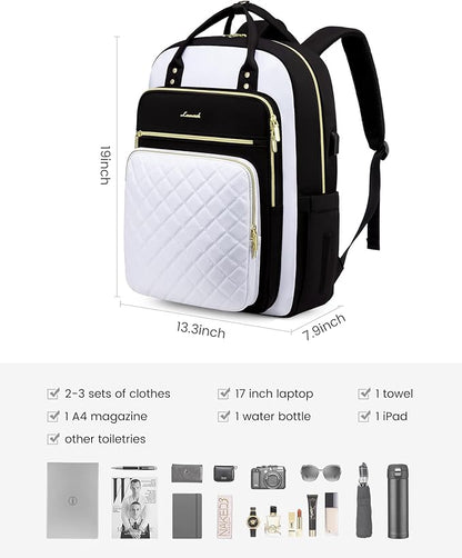 LOVEVOOK Laptop Backpack for Women, Fashion Backpack Purse for Travel - Image 2