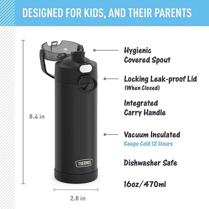 THERMOS FUNTAINER 16 Ounce Stainless Steel Vacuum Insulated Bottle - Image 2