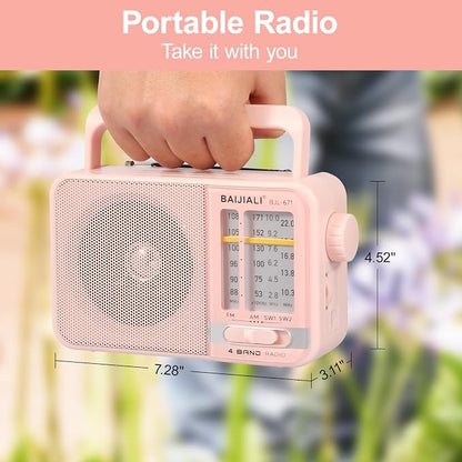Portable AM/FM Transistor Radio - Image 2