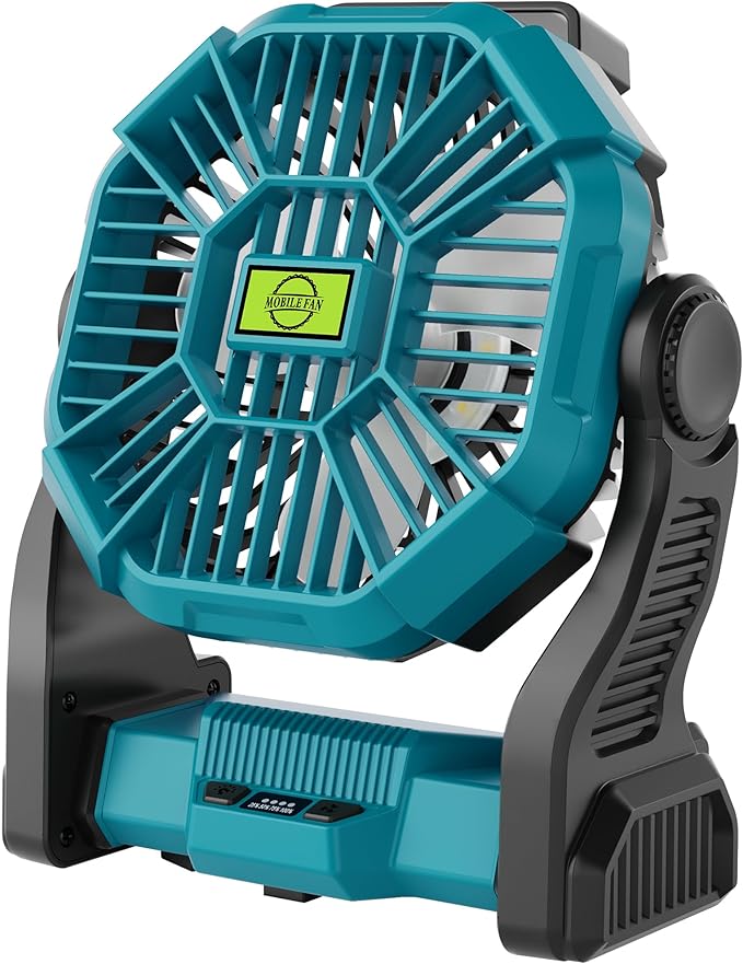 Battery Powered Fan，270° Rotating Battery Operated Camping Fan Rechargeable - Image 8