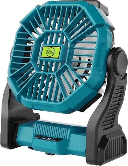 Battery Powered Fan，270° Rotating Battery Operated Camping Fan Rechargeable - Image 8