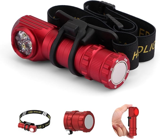 2 in 1 Detachable Flashlight & Headband, LED Rechargeable Headlamp by Spriak%E5%93%81%E7%89%8C%E6%97%97%E8%88%B0%E5%BA%97