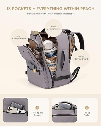 LOVEVOOK Travel Backpack for Women & Men, 50L Large Carry On Backpack Airline - Image 8