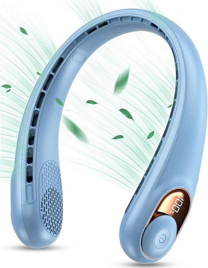 KIDEE Neck Fan, Portable Fan, Neck Fans Rechargeable, Upgraded LED Display - Image 7