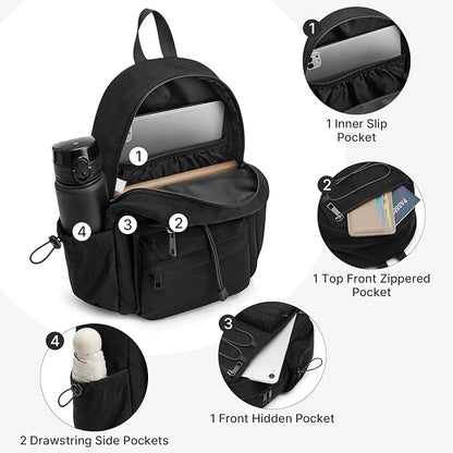 G4Free 10L Small Backpack for Women Men Lightweight Mini Travel Backpacks - Image 3