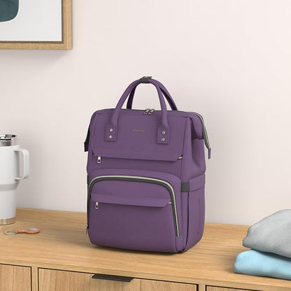 LOVEVOOK Laptop Backpack for Women, 15.6 Inch Professional Womens Travel - Image 2
