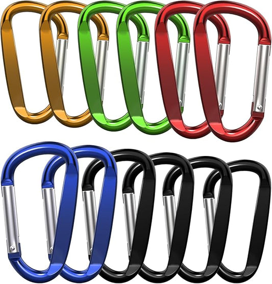 3" Aluminum Carabiner Clips by XIECHANEE