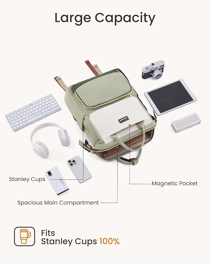 LOVEVOOK Laptop Backpack for Women - Image 8