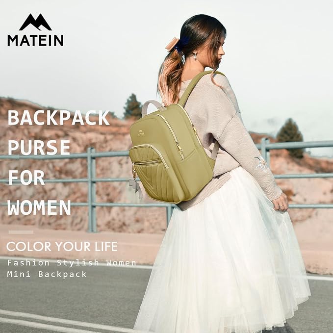 MATEIN Small Backpack purse for Women, Fashion Mini Purse Backpack, Waterproof - Image 7