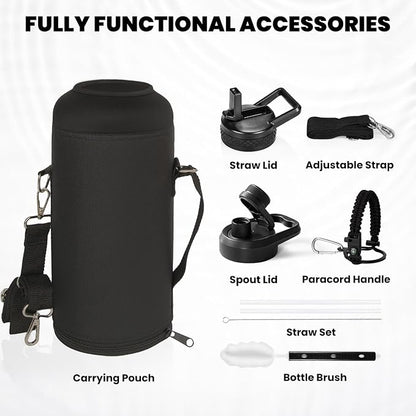 RAYMYLO Insulated Water Bottle 87 oz, Triple Wall Vacuum Stainless Steel - Image 6