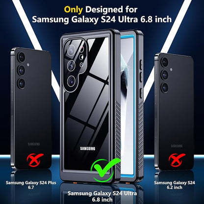SPIDERCASE Upgraded for Samsung Galaxy S24 Ultra Case Waterproof, Built-in - Image 2