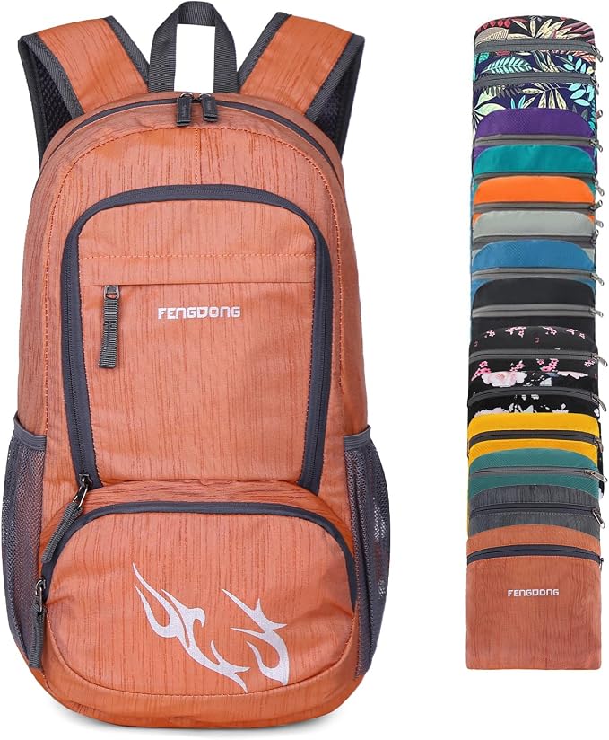 FENGDONG 35L Lightweight Foldable Waterproof Packable Travel Small Hiking by FENGDONG