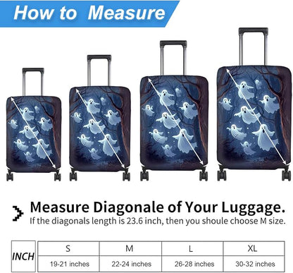 Luggage Cover Protector for 26-28 Inch Suitcases, TSA Approved Elastic Travel - Image 2