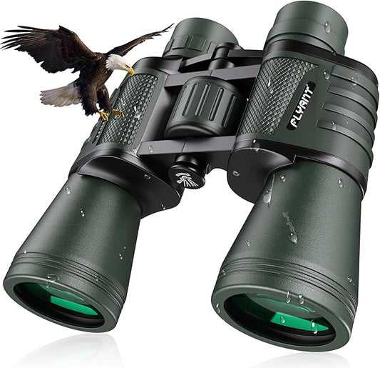 20x50 High Powered Binoculars for Adults, Waterproof Binoculars by FLYANT