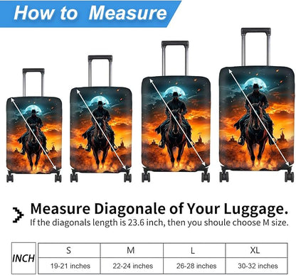 Luggage Cover Protector for 30-32 Inch Suitcases, TSA Approved Elastic Travel - Image 2