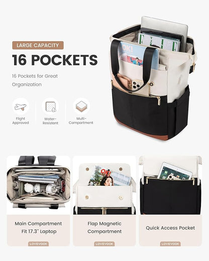 LOVEVOOK 17.3 Inch Laptop Backpack - Image 2