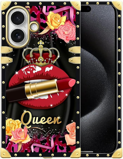 for iPhone 17 Case Luxury Golden Decoration by Unknown