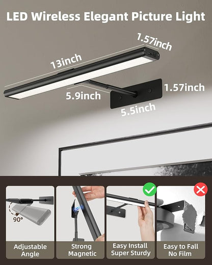 EZVALO Picture Light for Wall, Magnetic LED Art Painting Light - Image 5