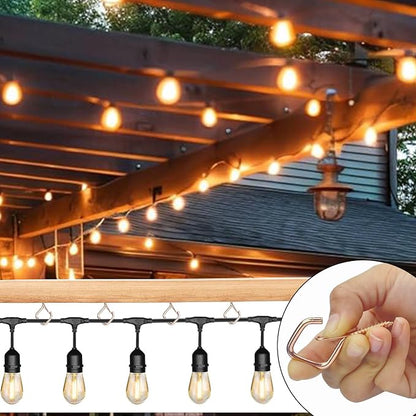 30 Pcs Rose Gold Eye Hooks Screw Heavy Duty, Ceiling Hooks - Image 4