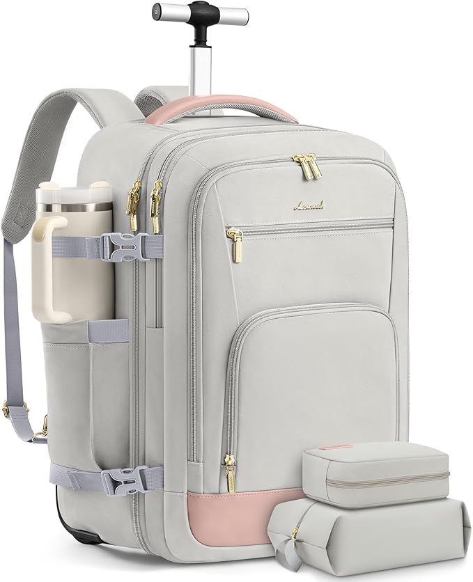 LOVEVOOK 50L Rolling Backpack by LOVEVOOK