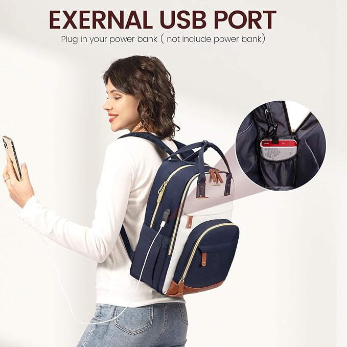 LOVEVOOK Backpack for Women, Laptop Backpack Women, Fits 17 Inch Laptop Bag - Image 2