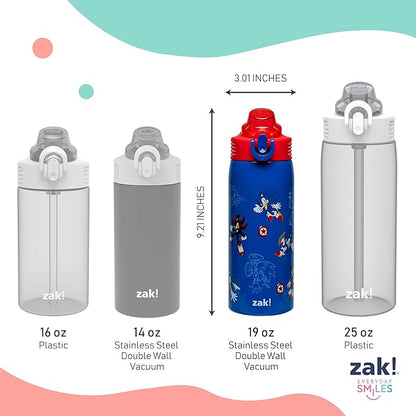 Zak Designs Sonic the Hedgehog Sage Kids Water Bottle - Image 10