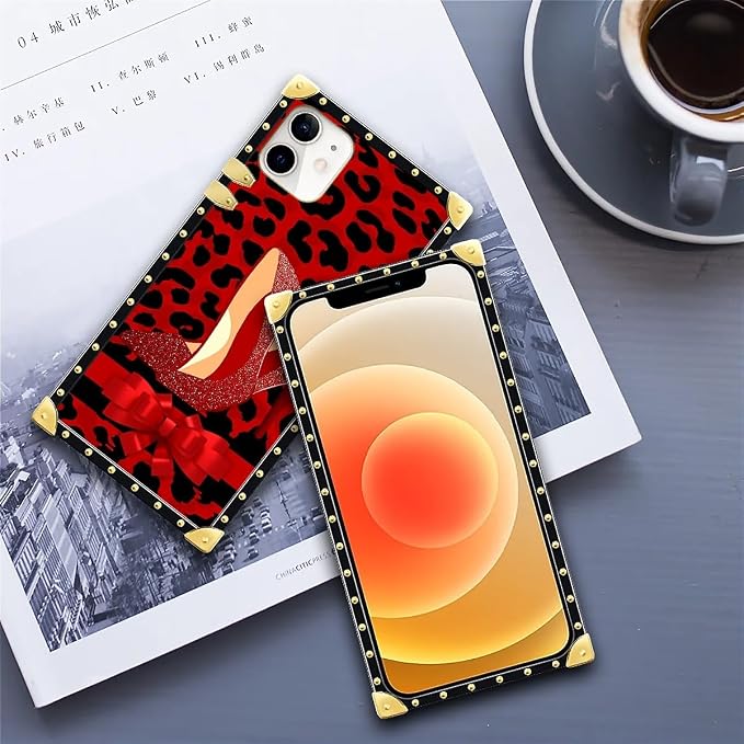 Compatible with iPhone 11 Case, Elegant High Heels Luxury Golden Decoration - Image 6