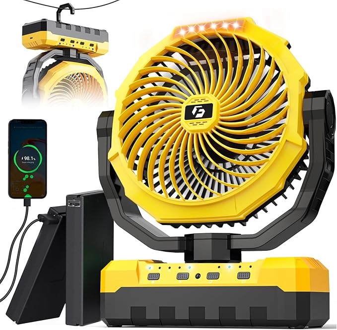 Korbot 36000mAh Portable Camping Fan by KorbotBestCoolingForYou