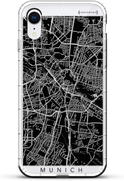 Munich Streets Map | Luxendary Air Series Clear Silicone Case - Image 3