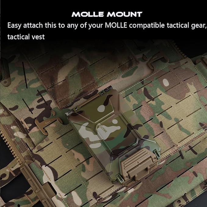 WoSporT Tactical Modular Battery Storage Organizer, MOLLE Military Hunting Vest - Image 2