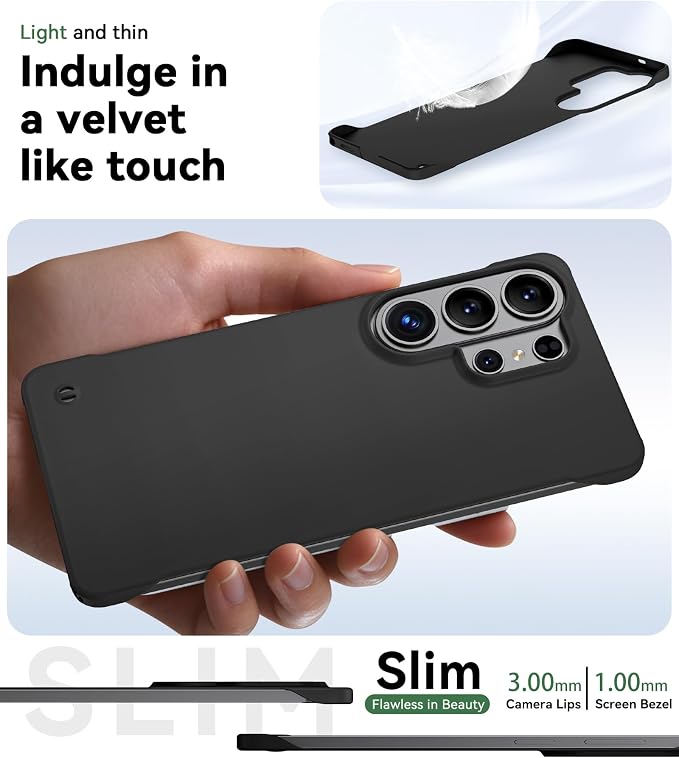GRECAZO Slim Borderless for Samsung Galaxy S26 Ultra Phone Case 6.9" Ultra-Thin - Image 4