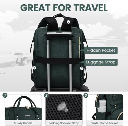LOVEVOOK Laptop Backpack for Women, 15.6 Inch Professional Womens Travel - Image 5