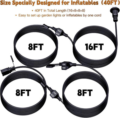 40FT Outdoor Extension Extension Cord - Image 3