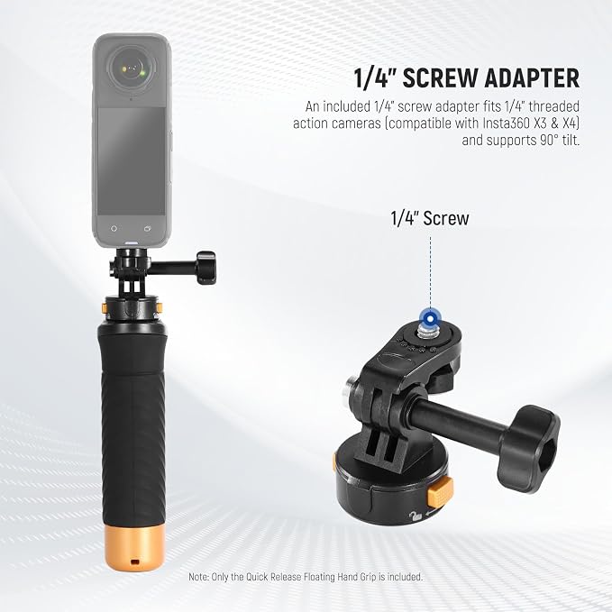 Neewer Floating Hand Grip for Action Camera - Image 5