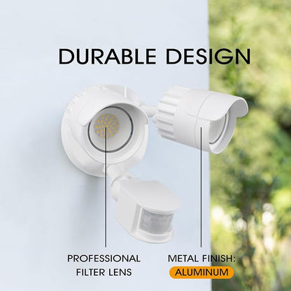 LED Motion Sensor Outdoor Lights, 34W 3500LM 5000K Daylight, IP65 Waterproof - Image 3