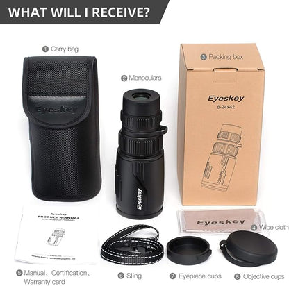 Seeker Pro HD Packet Monocular | Waterproof and Fog-Proof | Optimized Clear - Image 8